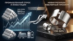 Серебро — новый премиум: трансформация ювелирного рынка на фоне рекордных котировок