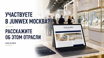 Участвуете в JUNWEX Москва? Расскажите об этом отрасли!