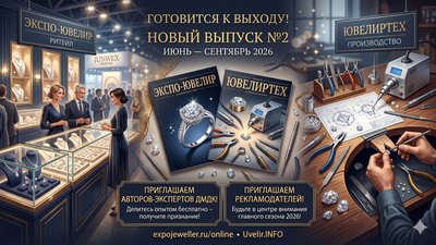 Отраслевой марафон 2026: готовьтесь к главному выставочному сезону вместе с «Экспо-Ювелир» и «ЮвелирТех»!