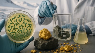 Биотехнология для добычи золота: как микробы помогут в Арктике и не только