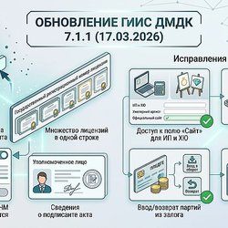 Вышло специальное обновление ГИИС ДМДК: версия 7.1.1