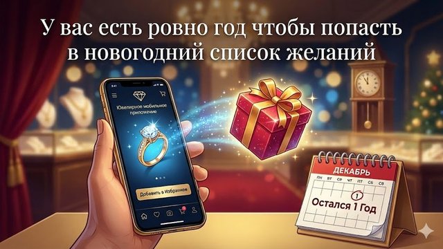 У вас есть ровно год чтобы попасть в новогодний список желаний