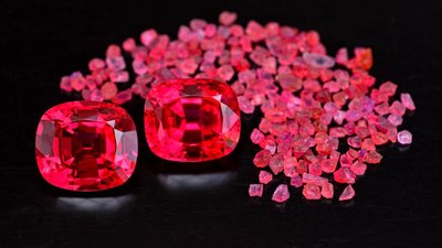 Облагораживание рубинов и сапфиров методом заполнения трещин стеклом