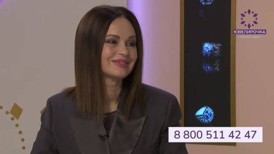 Звездный гость: Ирина Безрукова приняла участие в прямом эфире телеканала «Ювелирочка»