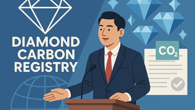 Президент Шанхайской алмазной биржи предложил создать международный алмазный углеродный реестр на фоне признания алмазов АЛРОСА углеродно-нейтральными