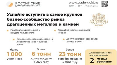 Торговая площадка «Российские драгоценные металлы» приглашает на ювелирную выставку «JUNWEX Новый Русский Стиль 2021»