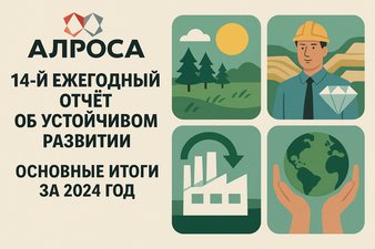 АЛРОСА представила свой 14-й ежегодный Отчет об устойчивом развитии