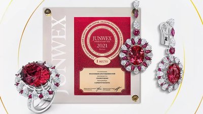 Ювелирный дом CHAMOVSKIKH получил высшую награду конкурса JUNWEX-2021