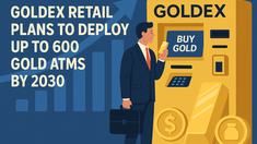 «Голдекс Ритейл» планирует запустить до 600 золотоматов к 2030 году