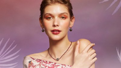 Коллекция Тропикана: морской жемчуг Таити и яркие самоцветы