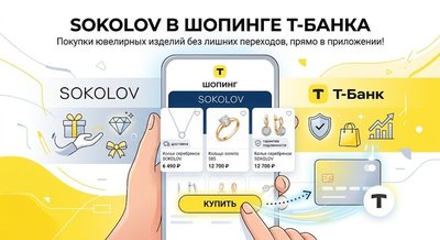 SOKOLOV запустил продажи в Шопинге Т-Банка