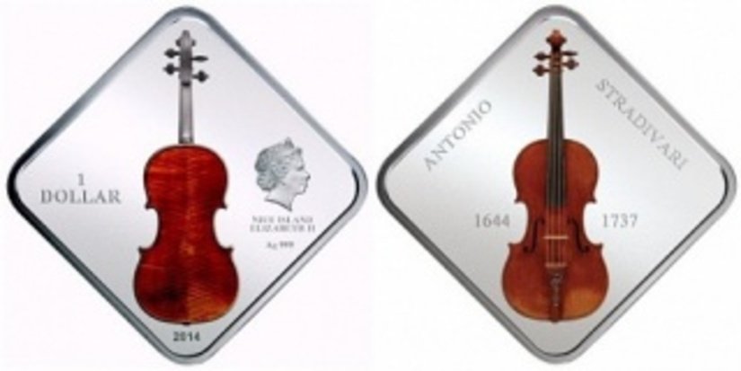 «Леди Блант»: самая дорогая в мире скрипка показана на монете