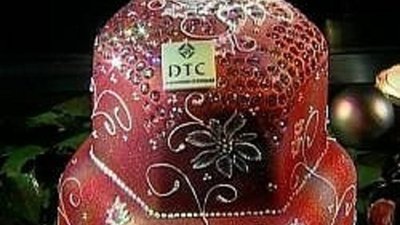 Торт с бриллиантами