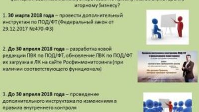 С весной приходят и новые изменения по ПОД/ФТ