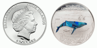 «Горбатый кит» - новые монеты с призматическим эффектом