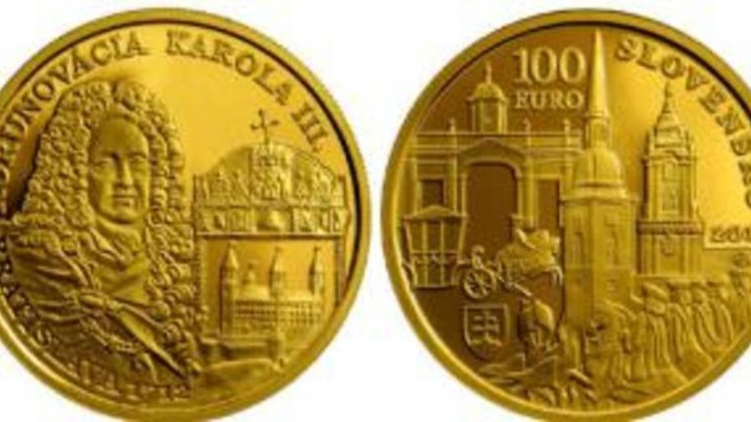 В Словакии отчеканили монету в честь юбилея коронации Карла III