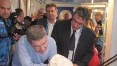 Президент МОК посетил экпозицию "Северной Черни"