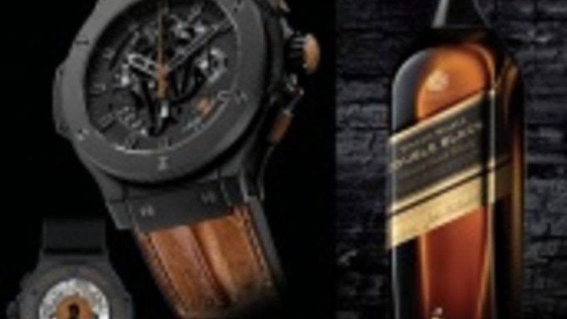 Виски Johnnie Walker и часы Big Bang Aero Johnnie Walker Whisky Limited Edition от Hublot