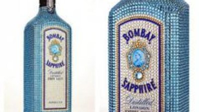 Продана бутылка в кристаллах Swarovski