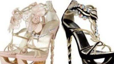 Драгоценные босоножки от Loriblu в кейсе, украшенном кристаллами Swarovski