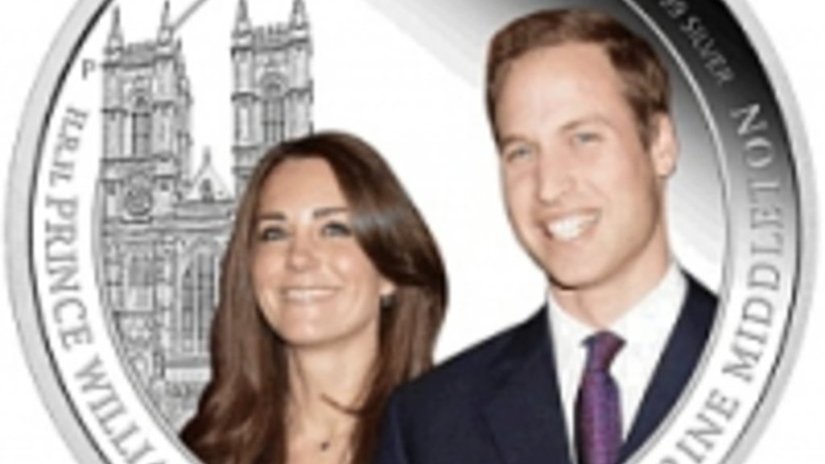 Программа «Монеты мира» пополнилась монетой в честь венчания принца Уильяма и Кетрин Миддлтон