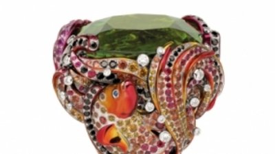 Роза, рыбка и медуза