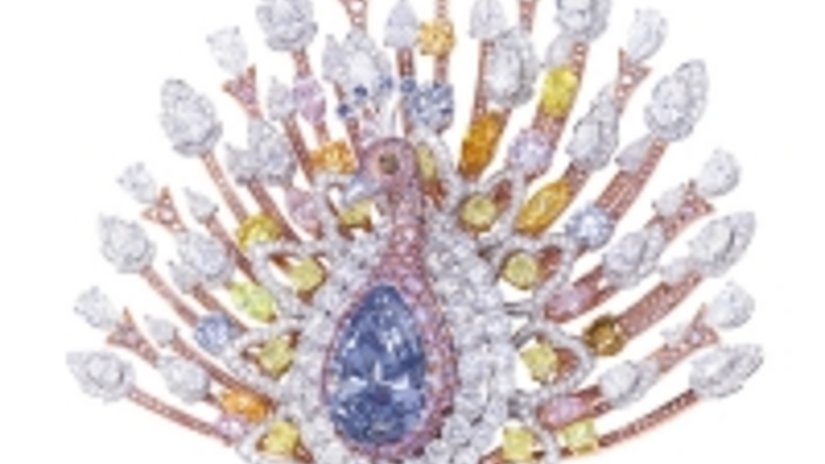 Брошь «Павлин» от Graff Diamonds стоимость 100 миллионов долларов
