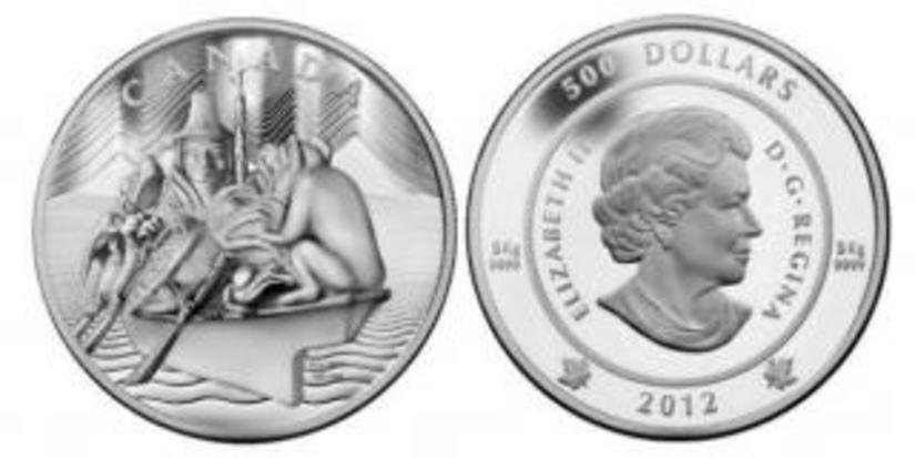 В Канаде отчеканили серебряную монету-гигант