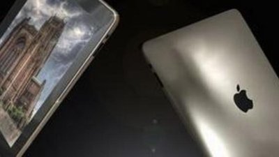 «Ледяной» iPad из белого золота от Стюарта Хьюджеса