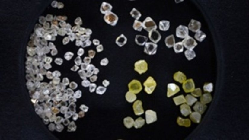 Россия на 8,5% увеличила годовую добычу алмазов