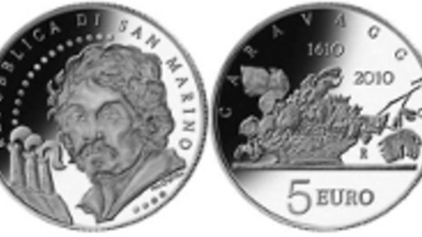 «Корзина с фруктами» на монете Сан-Марино