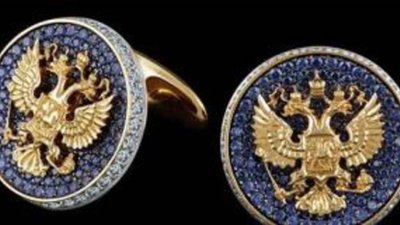Коллекции мужских украшений с российской символикой 