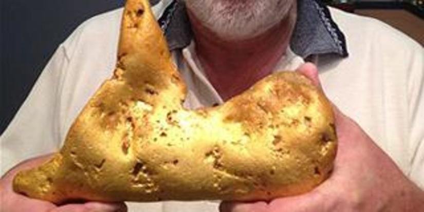 Австралиец нашёл золотой самородок весом более 5 кг
