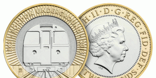 «150-летие Лондонского метро» - юбилейные монеты Великобритании