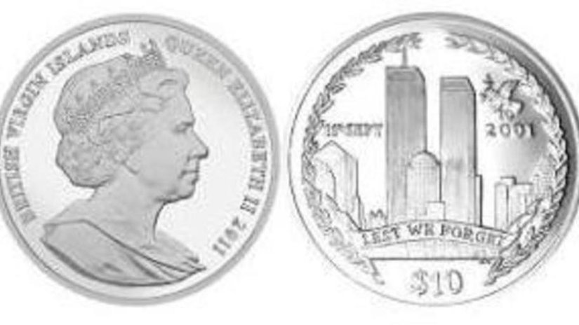 Монетный двор Pobjoy Mint выпустит памятную монету в честь десятилетия с момента террористических актов 11 сентября