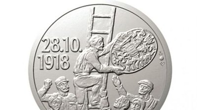 Чешский монетный двор выпустил серебряные медали к 100-летию образования Чехословацкой Республики