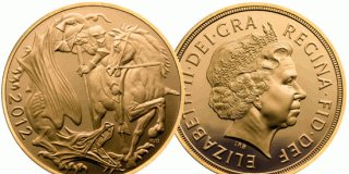 Золотой соверен стоит 2400 фунтов стерлингов