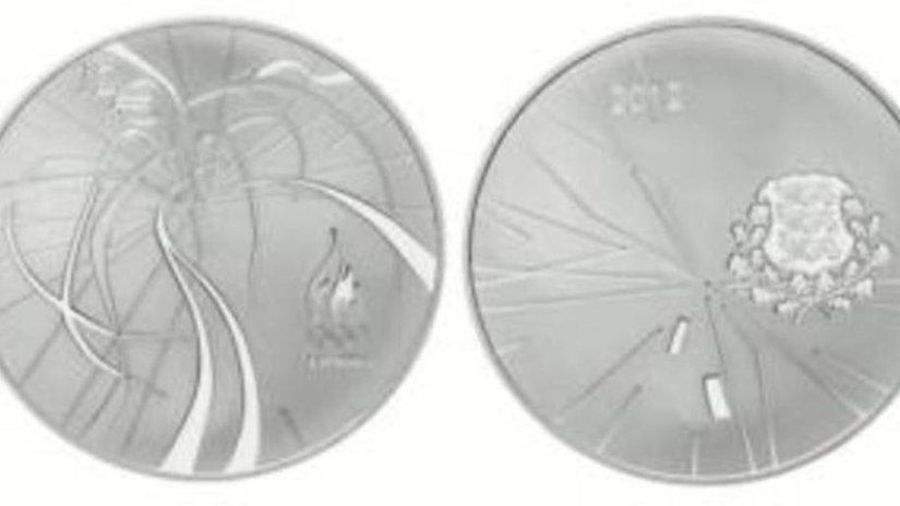 Банк Эстонии представил монету «Игры XXX Олимпиады»