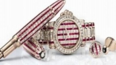 Бренд Montblanc создал рубиновый VIP-набор