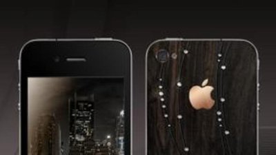 Британские ювелиры создали золотой iPhone с кристаллами Swarovski за $5,8 тысяч