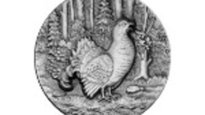 Монета «Глухарь» обладает ультравысоким рельефом