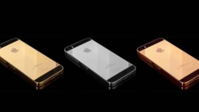 Ювелирная компания запустила линию золотых iPhone