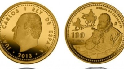 В монетной программе «Европа» пополнение: монеты в честь Мигеля де Сервантеса