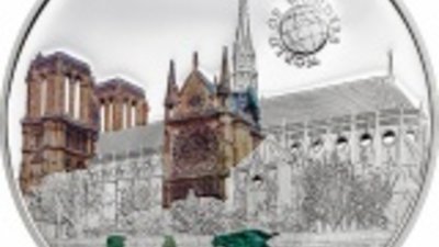 Монета «Собор Парижской Богоматери» пополнила серию «Мир чудес»