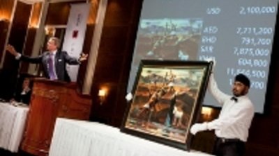 Рекордное для дубайских торгов число участников делали ставки через интернет посредством системы Chr