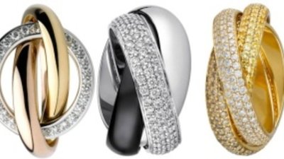 Комбинированное золото в изящных кольцах – актуальный тренд современности