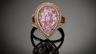 Розовый бриллиант Cassel Pink Diamond выставят на торги