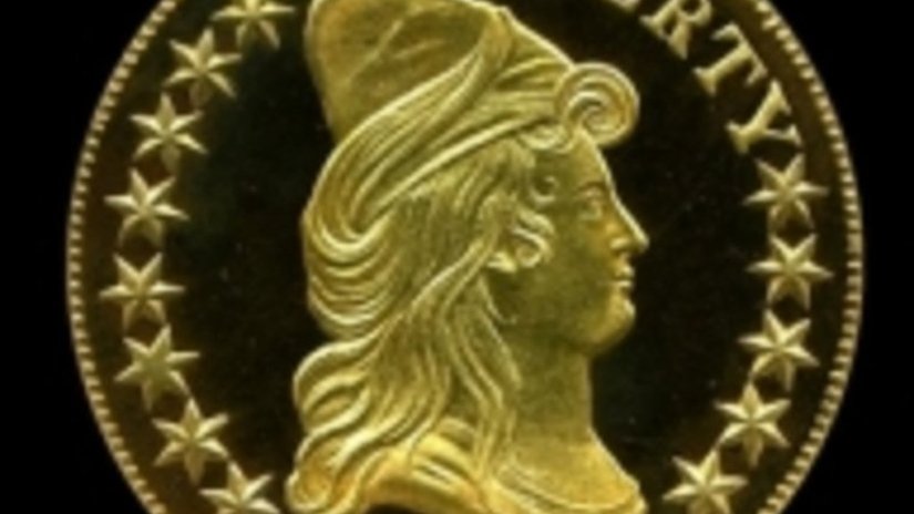 Золотая десятидолларовая монета продана за $ 5 млн