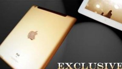 Первый Apple IPad 3 из золота