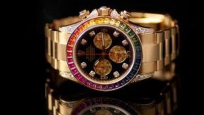 Часы Rolex Daytona Rainbow: драгоценная радуга на руке